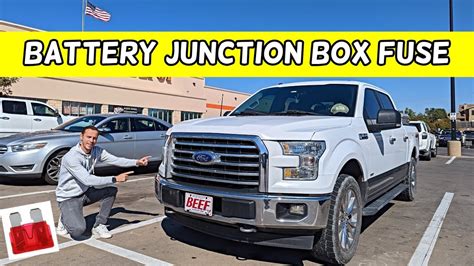 2008 f150 battery junction box location|2016 ford f150 battery fuse location.